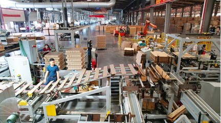 占貴港產(chǎn)量的50% 貴港港南區(qū)人造板材產(chǎn)量達1481.7萬m